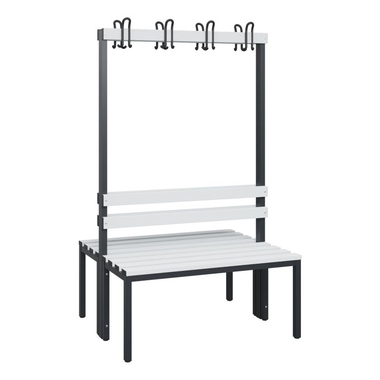 C+P 08040200S10000 C+P Garderobenbank 1710x1000x756mm sgr/lgr