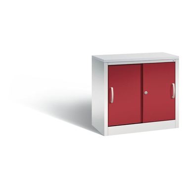 C+P 572200S10349 C+P Aktensideboard 2OH 800mm Schiebetüren lgr/rrt