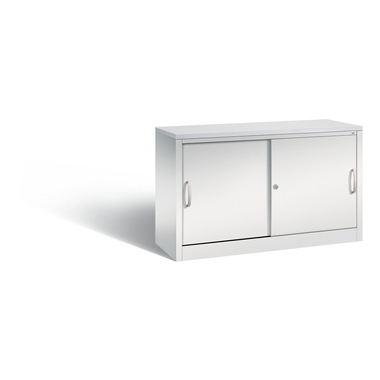 C+P 572300S10376 C+P Aktensideboard 2x2OH 1200mm Schiebetüren lgr