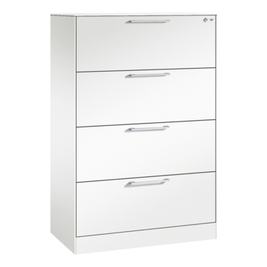 C+P 146023412S10193 C+P Hängeregistraturschrank Asisto A4 2bahnig rws/rws