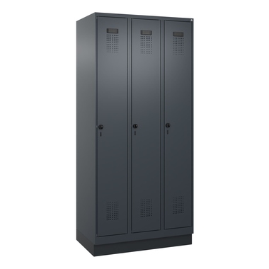 C+P 04902030S10016 C+P Spind Evolo PLUS Sockel 3Abteile sgr/sgr