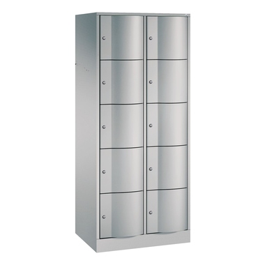 C+P 8570272S10164 C+P Schließfachschrank 10Fä 1950x770x540mm wsalu