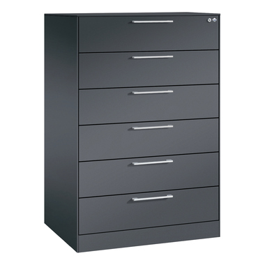 C+P 146223623S10077 C+P Karteischrank Asisto A5 quer sgr/sgr