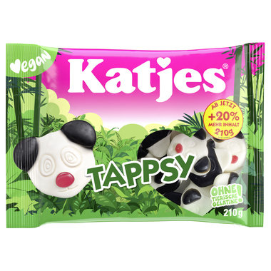 Katjes 16144 Katjes Fruchtgummi Tappsy 210g