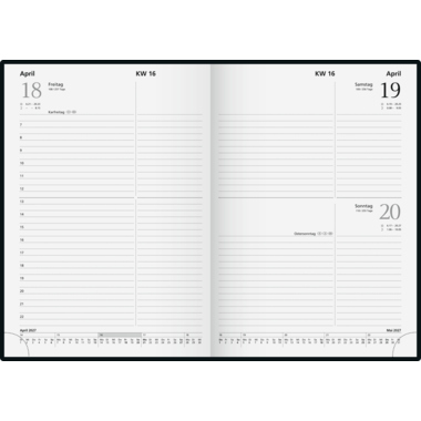 Glocken Buchkalender 2027 14,5x20,6cm 1T/1S 320S sw 5079562907