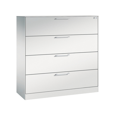C+P 146021413S10003 C+P Hängeregistraturschrank Asisto A4 3bahnig lgr/lgr
