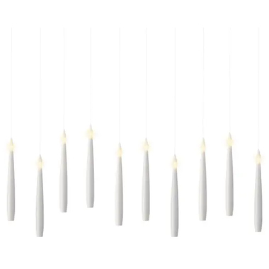 LUMINEO 489599 Lumineo Schwebekerze LED 15cm ws 10St