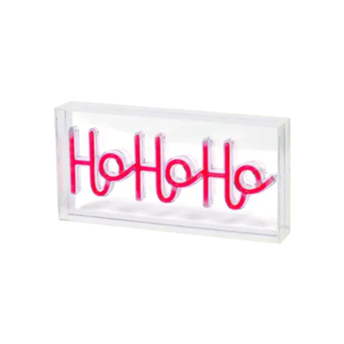 LUMINEO 489936 Lumineo Neon Schild HoHoHo LED