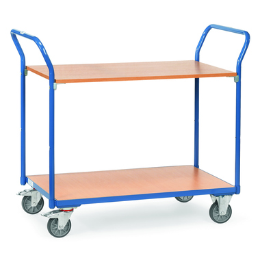 fetra Tischwagen 1602 bis 200 kg 2 Böden 100 x 60 cm