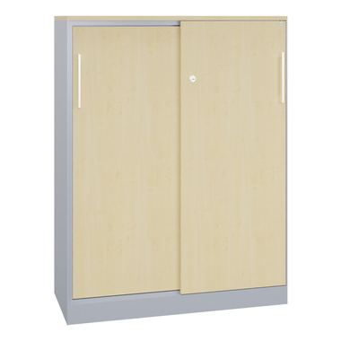 C+P 142032000S10165 C+P Aktensideboard 3OH 1310x1000x435mm wsalu/ah