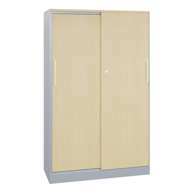 C+P 142012000S10063 C+P Aktensideboard 4OH 1635x1000x435mm wsalu/ah