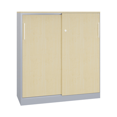 C+P 142031000S10161 C+P Aktensideboard 3OH 1310x1200x435mm wsalu/ah