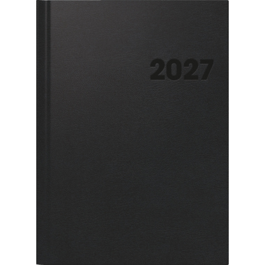 Brunnen Buchkalender 2027 A4 1W/2S sw 1078160907