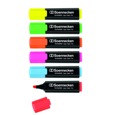 Soennecken Textmarker 3374 sortiert 6 Stück