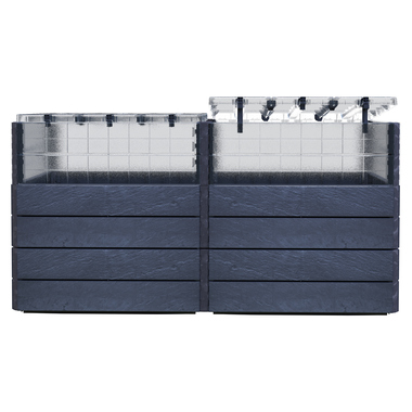 Garantia Hochbeet ERGO QUADRO 2l 80 Stone 645263