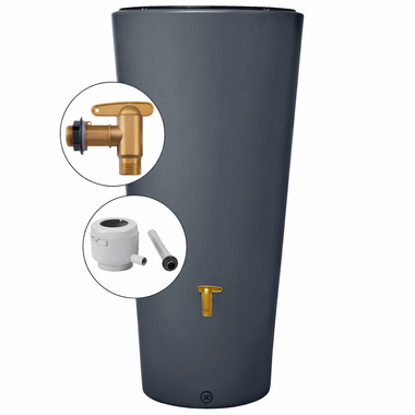 4rain Regenspeicher VASO 2in1 220L graphite 295647