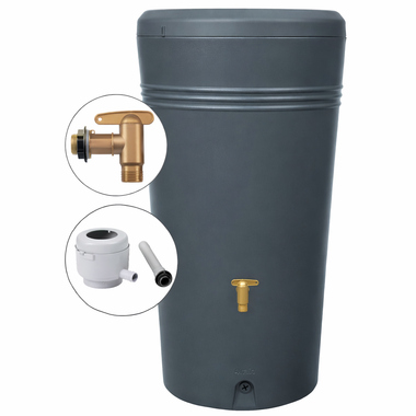 4rain Regenspeicher AZURA 2in1 230l graphite 295663