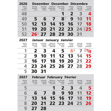 GÜSS Ersatzkalendarium 2026 77000e für 77000