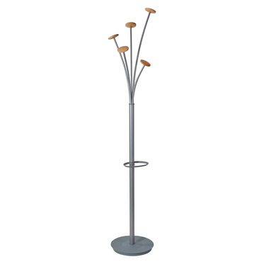Alba Garderobenständer Festival 5Haken 187cm gr/hbr PMFESTW M