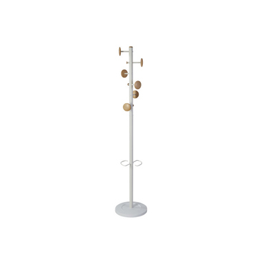 Alba Garderobenständer Music 6+3Haken 175cm ws PMMUSIC BC