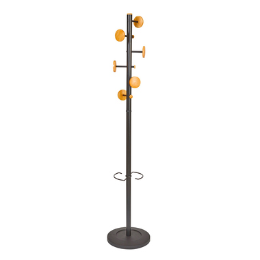 Alba Garderobenständer Music 6+3Haken 175cm sw PMMUSIC N