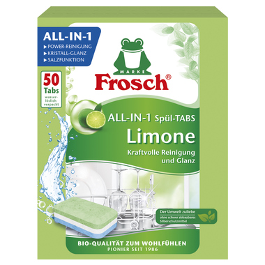Frosch Geschirrspültabs Limone 50ST 14731