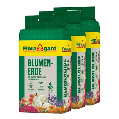 Floragard Blumenerde 3x25l 134257
