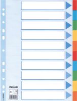 Esselte Mylarregister, Blanko/100193 A4, 225 mm, 297 mm Hellblau 160g/qm Inh.1