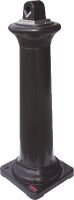Rubbermaid Standascher TUSCAN/ FG9W3000BLA, B 31 x H 100 x T 31 cm, schwarz