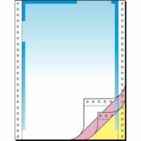 sigel Computer-Briefbogen endlos 240 mm x 12 Zoll Farbverlauf blau A4 SD LP 3-fach