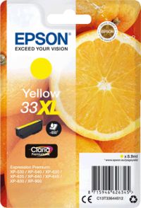 EPSON Tintenpatrone C13T33644012 33 XL gelb 8,9 ml