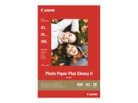 Canon Fotopapier Plus Glossy II PP201/A3 DIN A3 weiß 20 Blatt