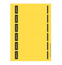 LEITZ Ordnerrücken-Etikett, 39 x 192 mm, kurz/schmal gelb