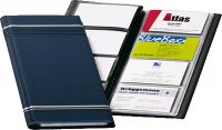 DURABLE Visitenkartenbuch VISIFIX/8581-07, blau,250x118mm,Inh. für 96 Karten