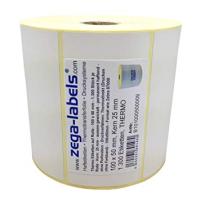 Zebra Thermodirektetiketten 51mm x 25 mm Inhalt 8 Rollen