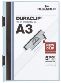 DURABLE Klemmhefter DURACLIP 2218-06 DIN A3 blau