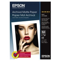 Epson Inkjetpapier Archival Matte C13S041344 DIN A3 192g 50 Blatt