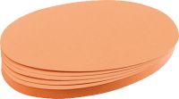 FRANKEN Moderationskarten Ovale UMZ 1119 05 orange 500 Stück