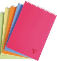 Clairefontaine Spiralblock/328645C, sortiert, kariert, 90g/qm,DINA5, Inh.80Blatt