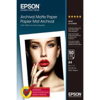 Epson Inkjetpapier Archival C13S041342 DIN A4 matt 50 Blatt