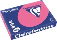 Clairefontaine Tropheé Papier/1219C A4 fuchsia/pink 120g 250 Blatt