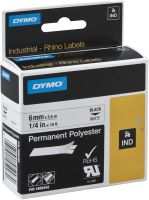 DYMO Schriftbandkassette 1805442 6mmx5,5m schwarz auf weiß