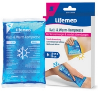 Lifemed Kalt- Warm-Kompresse, 140 x 130 mm, blau