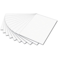folia Tonpapier 50x70 cm 130g weiß 10 Blatt