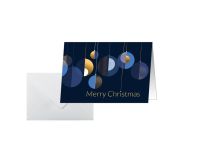 SIGEL Weihnachtskarten DS088 Graphic Christmas balls DIN A6 25 Stück 