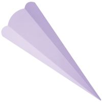 folia Schultüten-Zuschnitt 6-eckig 680 mm flieder 5 St./Pack