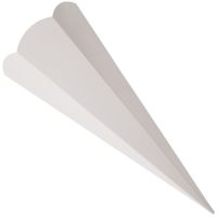 folia Schultüten-Zuschnitt 6-eckig 680 mm grau 5 St./Pack