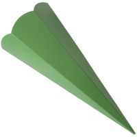 folia Schultüten-Zuschnitt 6-eckig 680 mm grün 5 St./Pack