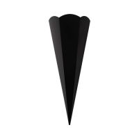 folia Schultüten-Zuschnitt 6-eckig 680 mm schwarz 5 St./Pack