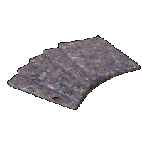 Filzschonboden für Material-und Eigentumskästen 210 x 8 x 335 mm